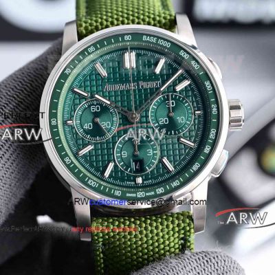 Audemars Piguet Code 11.59 Chronograph Green Dial Steel Case Swiss Replica Watch 